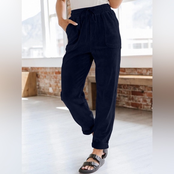 Drawstring Pants with Pockets - Picture 6 of 6